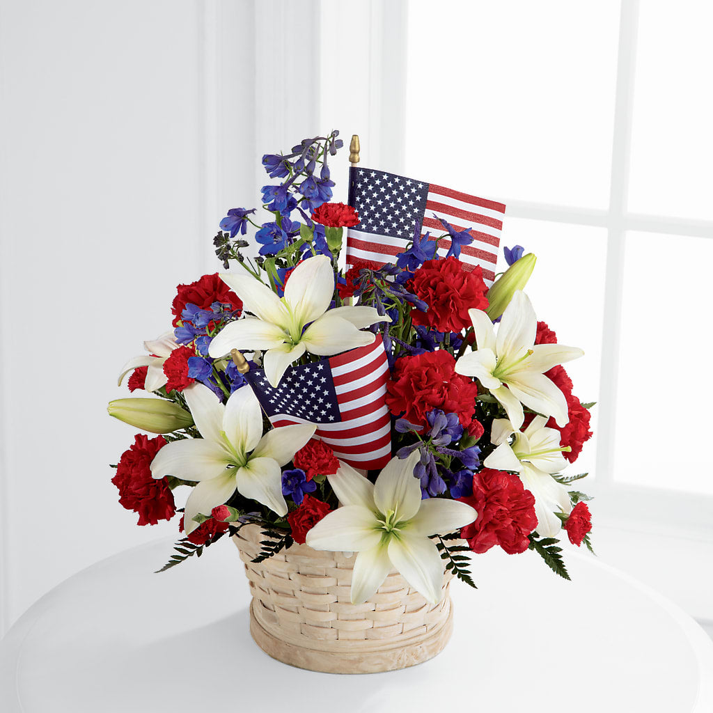 American Glory Bouquet – Luxe Arrangements, Agawam MA