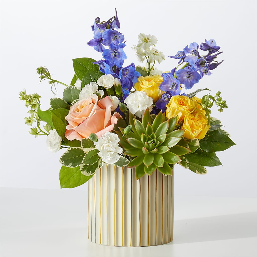 Cobalt Reverie Bouquet – Luxe Arrangements, Agawam MA