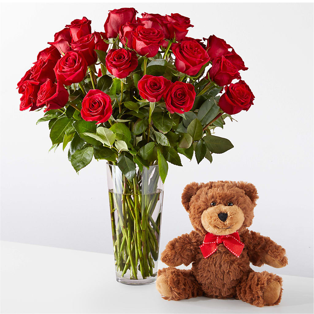 Romantic Long Stem Red Rose Bouquet Bundles – Luxe Arrangements, Agawam MA