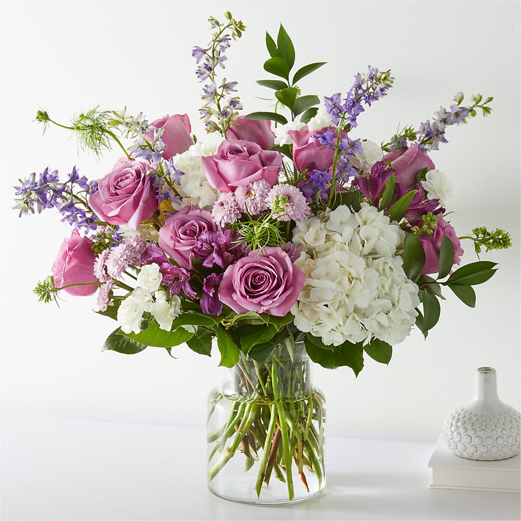 Violet Caress Bouquet – Luxe Arrangements, Agawam MA