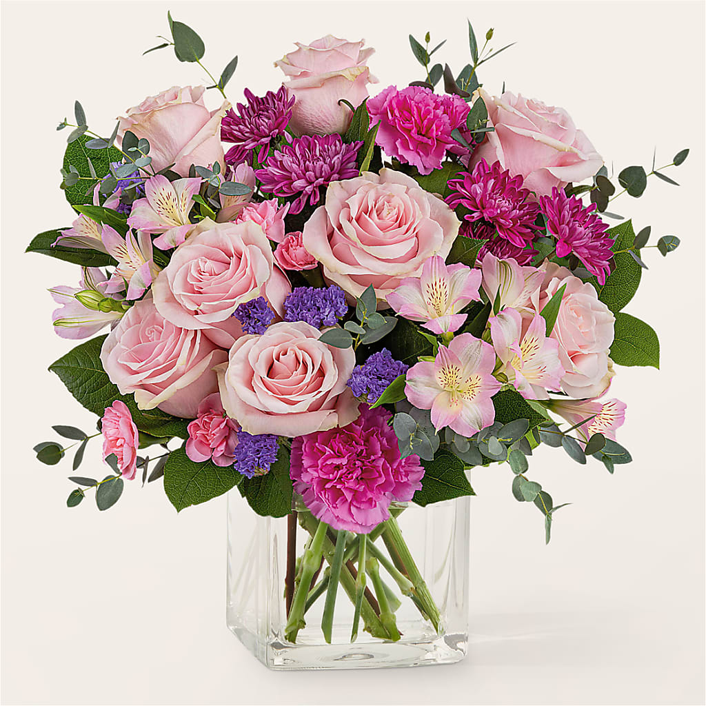 Rosy Radiance Bouquet – Luxe Arrangements, Agawam MA
