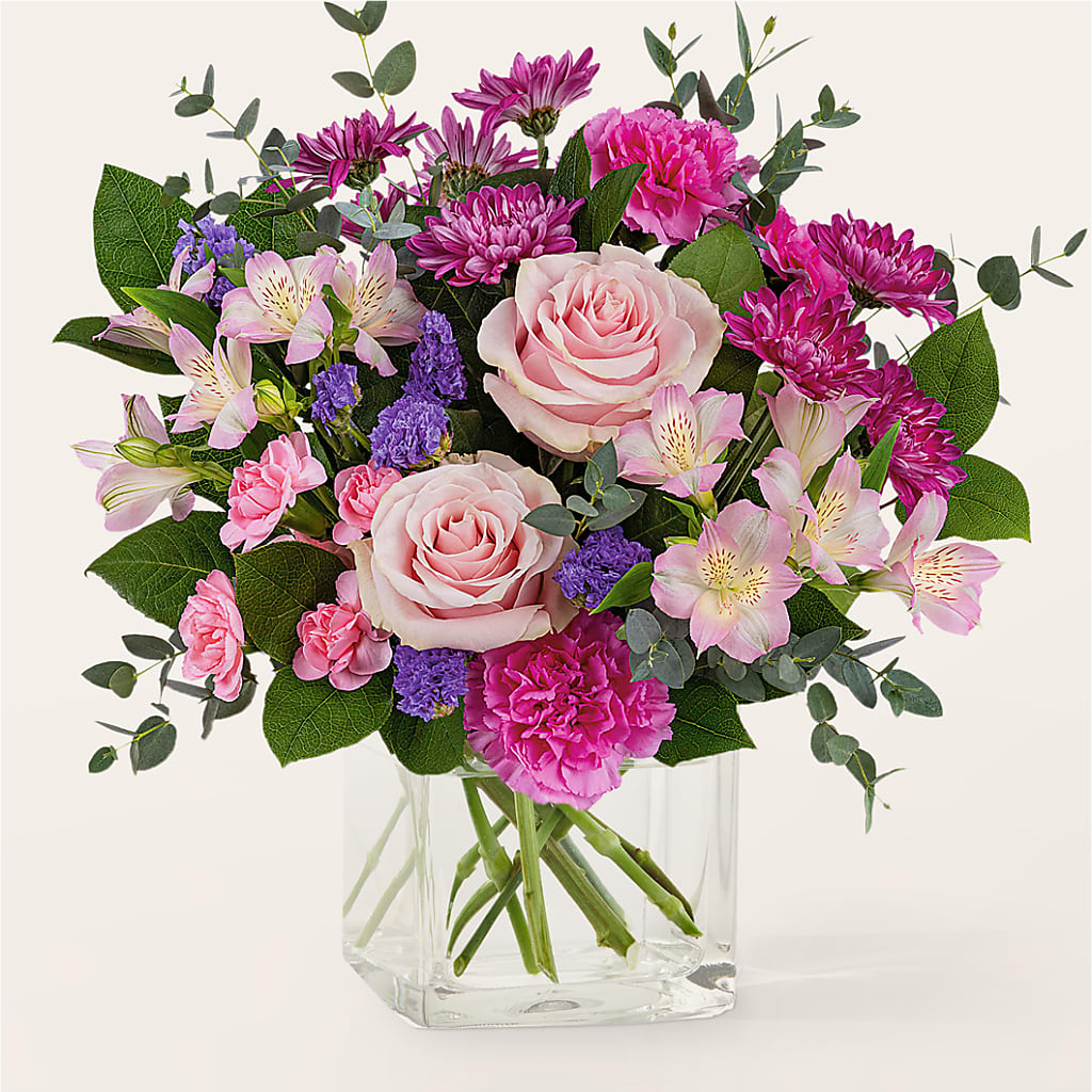 Rosy Radiance Bouquet – Luxe Arrangements, Agawam MA