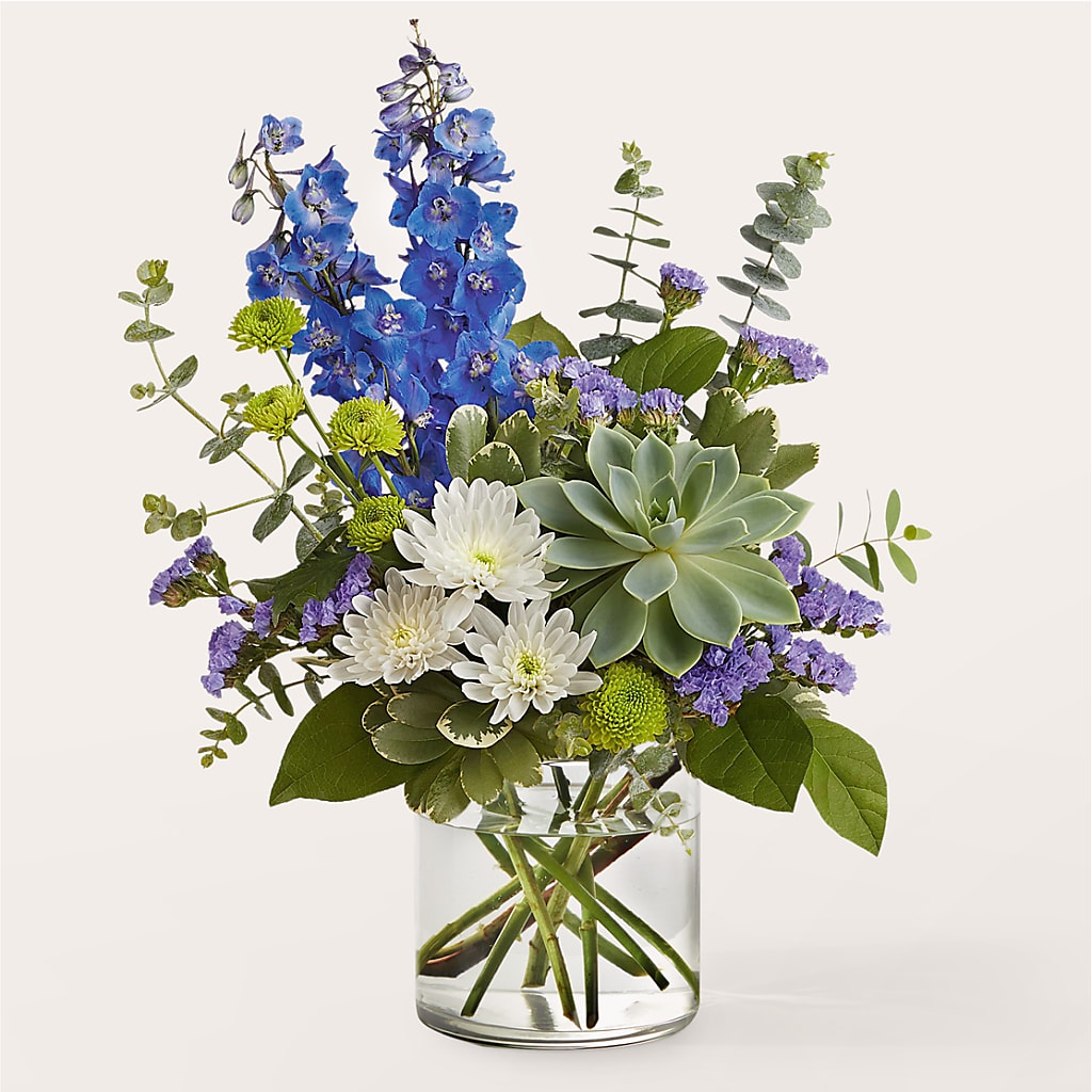 Cerulean Waves Bouquet – Luxe Arrangements, Agawam MA