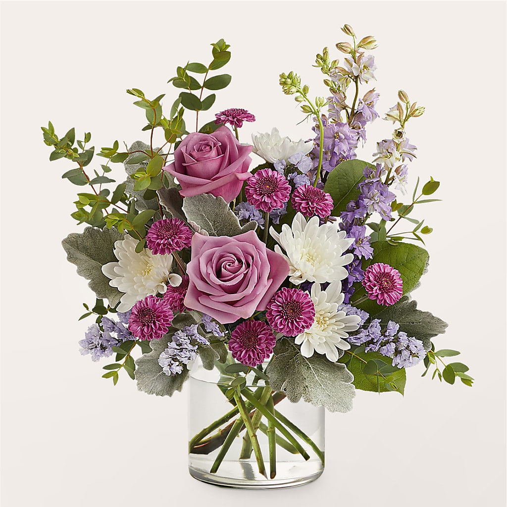 Violet Frost Bouquet – Luxe Arrangements, Agawam MA