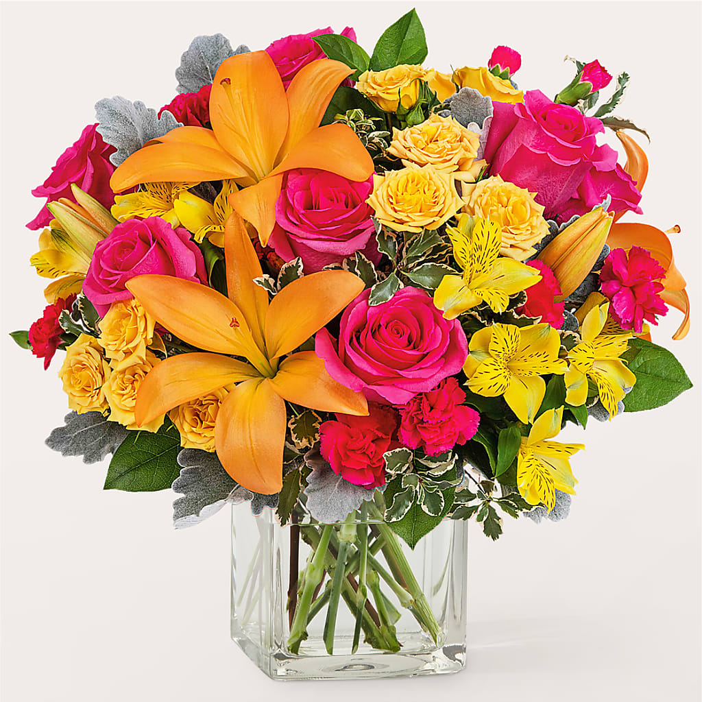 To the Tropics Bouquet – Luxe Arrangements, Agawam MA