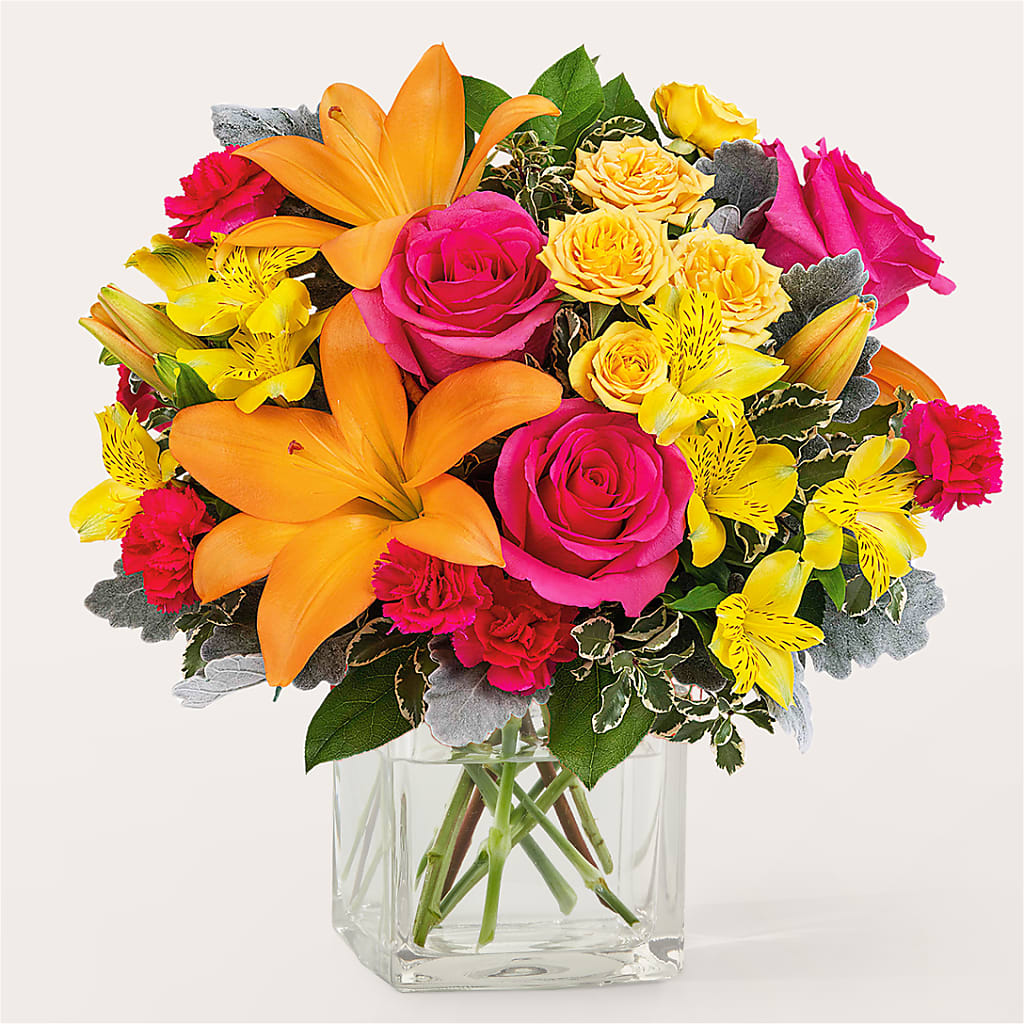 To the Tropics Bouquet – Luxe Arrangements, Agawam MA