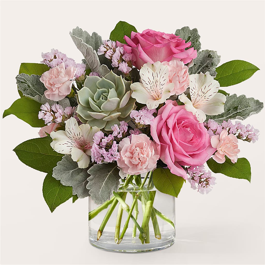 Dusty Rose Bouquet – Luxe Arrangements, Agawam MA