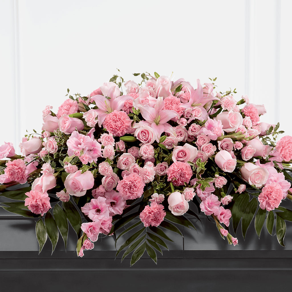 Garden of Comfort Casket Spray (Standard) – Luxe Arrangements, Agawam MA