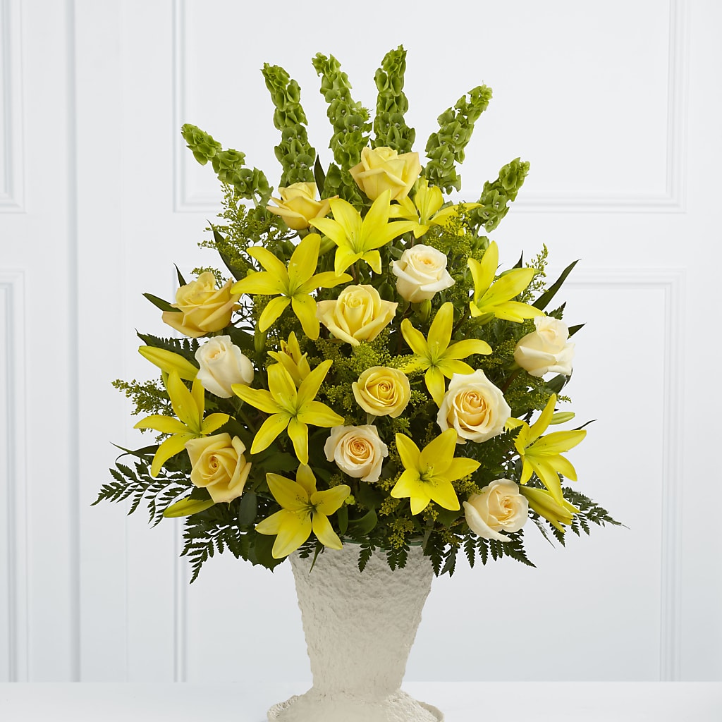 Golden Memories Arrangement – Luxe Arrangements, Agawam MA