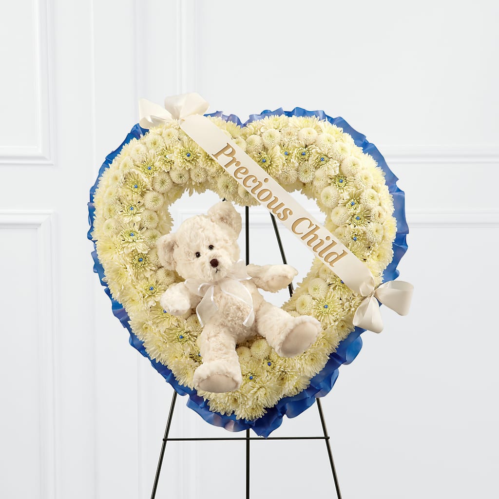 Precious Child Standing Heart – Luxe Arrangements, Agawam MA