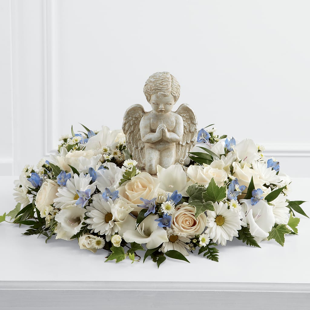 Little Angel Ring of Flowers – Luxe Arrangements, Agawam MA