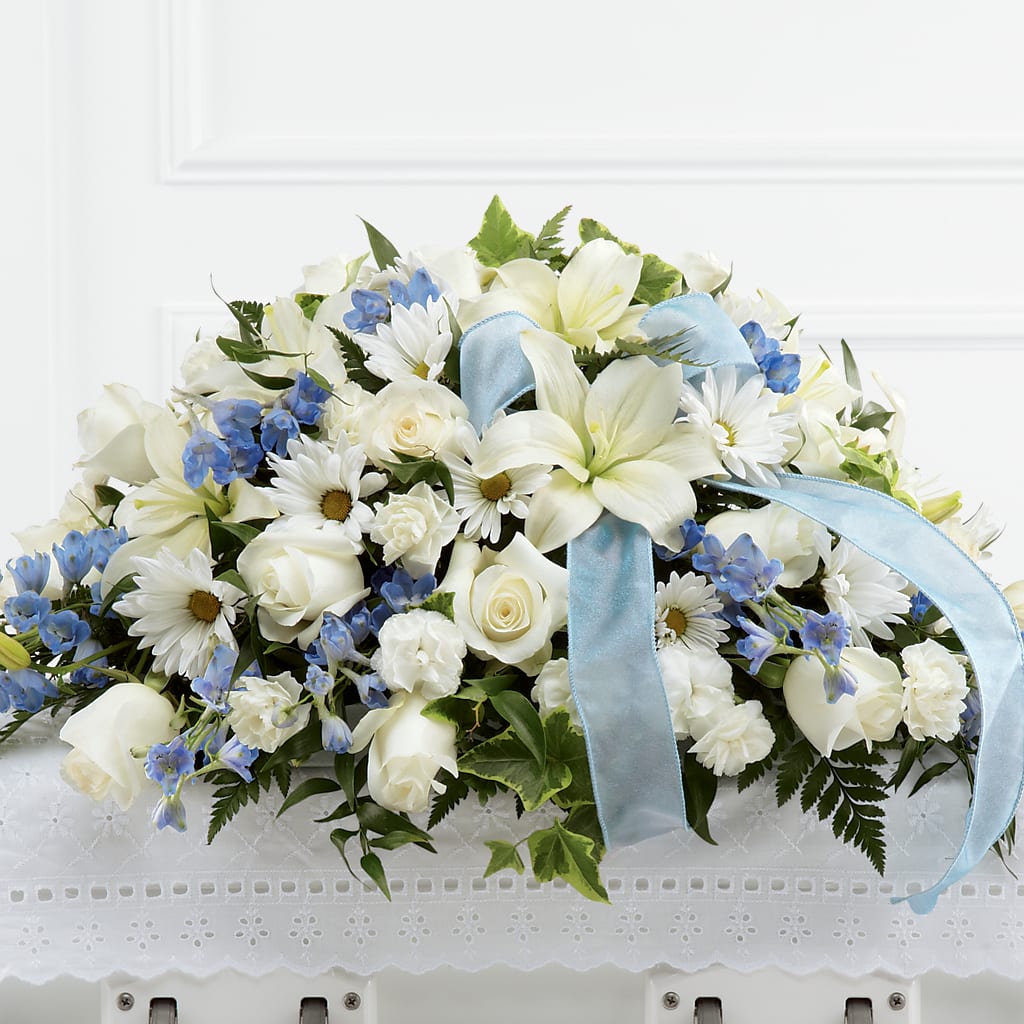 Tender Treasure Casket Spray – Luxe Arrangements, Agawam MA