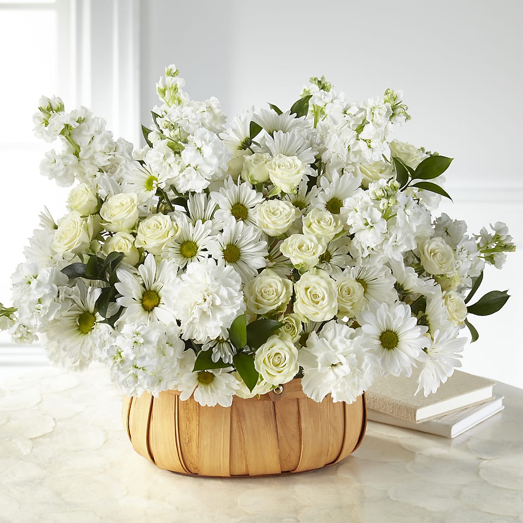 Graceful Garden Basket – Luxe Arrangements, Agawam MA