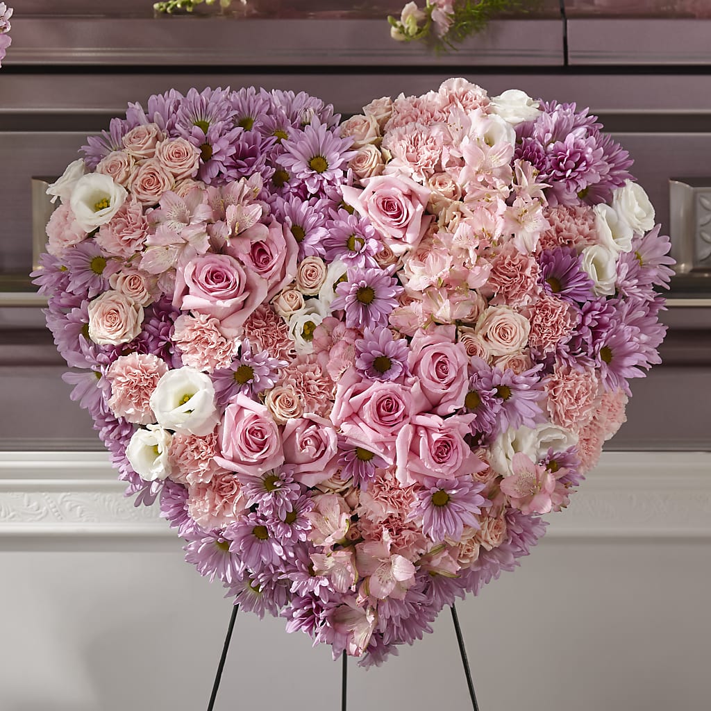Heaven's Light Heart – Luxe Arrangements, Agawam MA