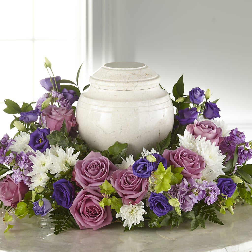 Blooming Sympathy Cremation Adornment – Luxe Arrangements, Agawam MA