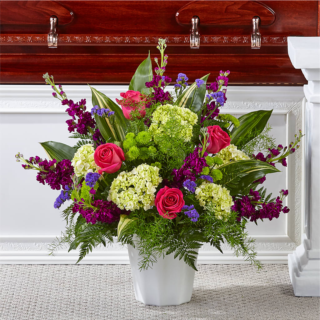 Beautiful Horizons Floor Basket – Luxe Arrangements, Agawam MA