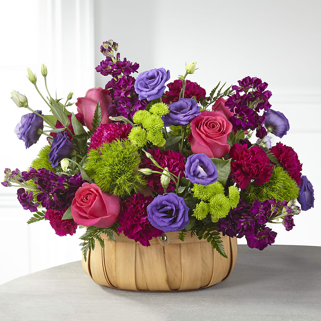 Serene Sanctuary Basket – Luxe Arrangements, Agawam MA