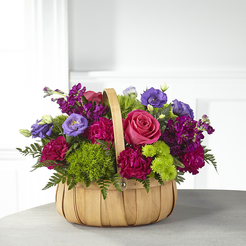 Serene Sanctuary Basket – Luxe Arrangements, Agawam MA