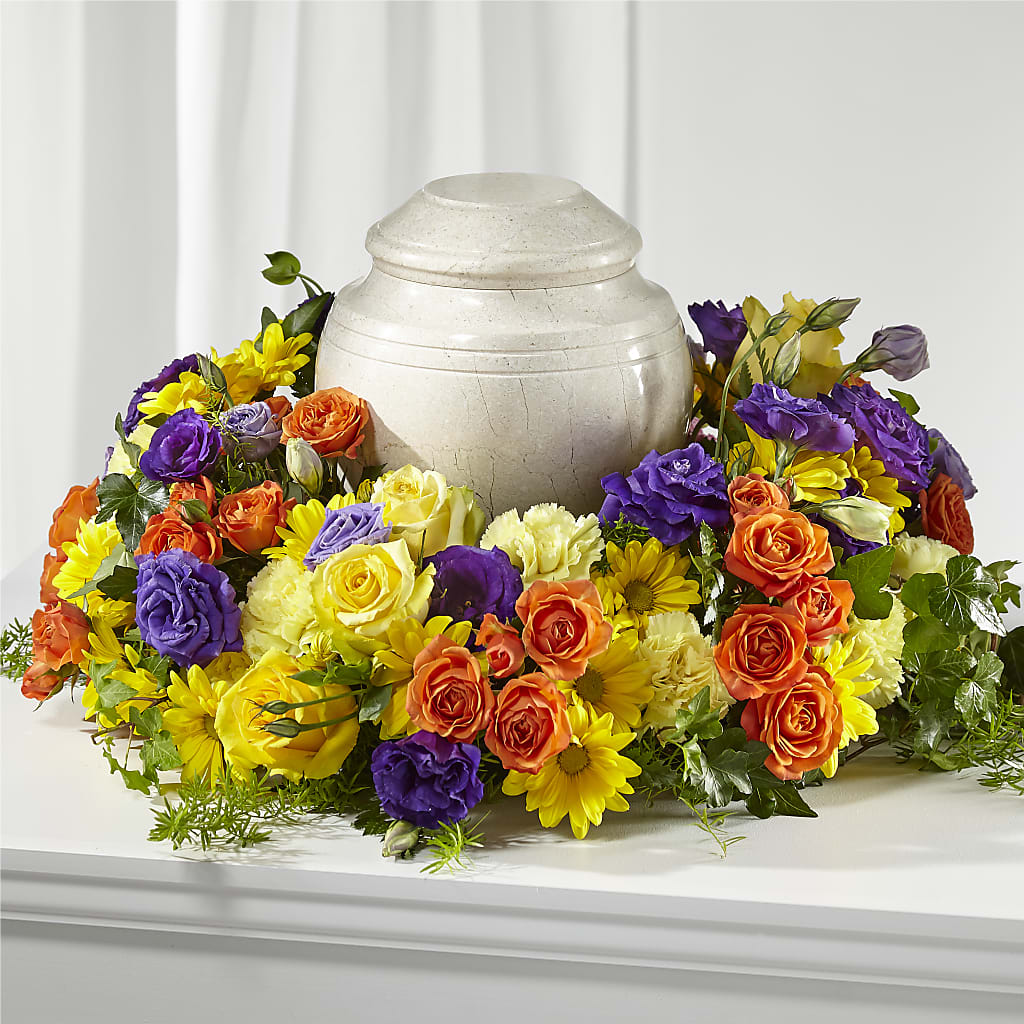 Blossoms of Remembrance Cremation Adornment – Luxe Arrangements, Agawam MA