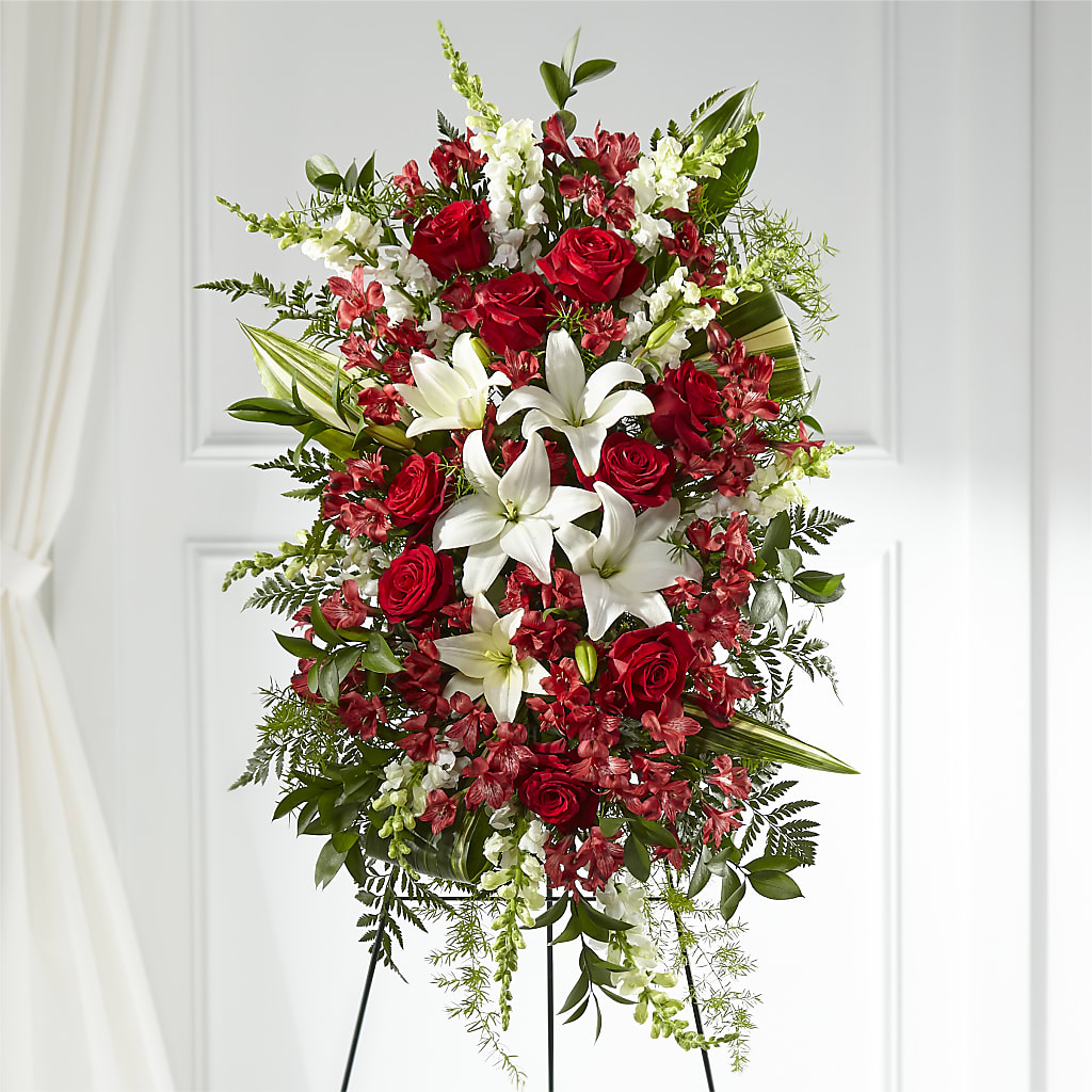 Everlasting Memory Standing Spray – Luxe Arrangements, Agawam MA