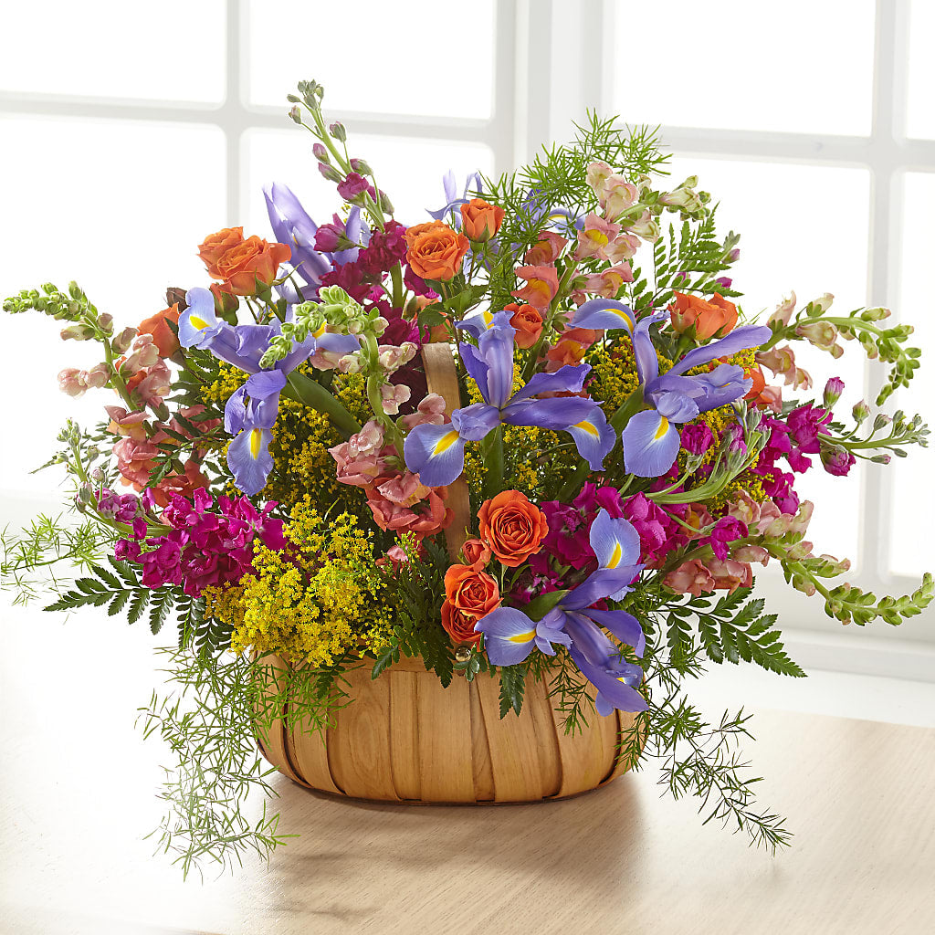 Garden of Life Basket – Luxe Arrangements, Agawam MA