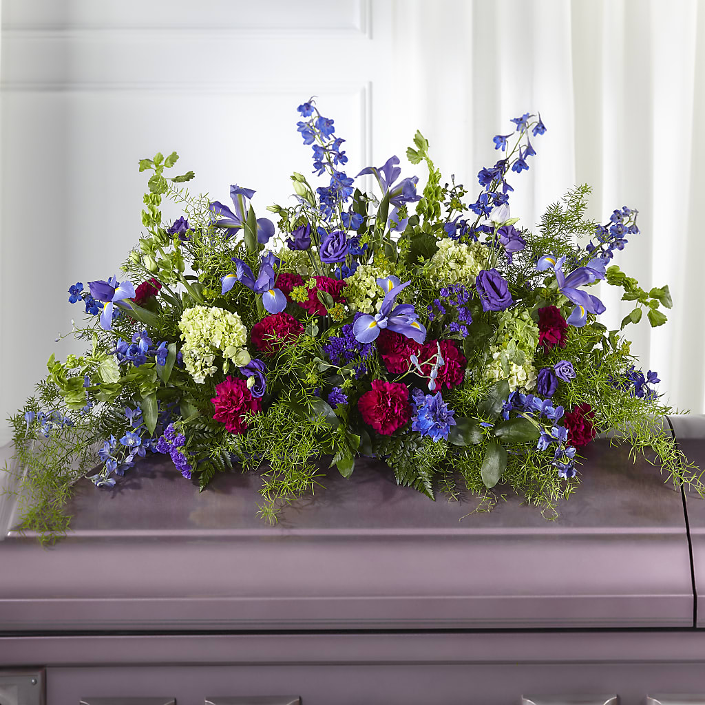 Always Treasured Casket Spray – Luxe Arrangements, Agawam MA