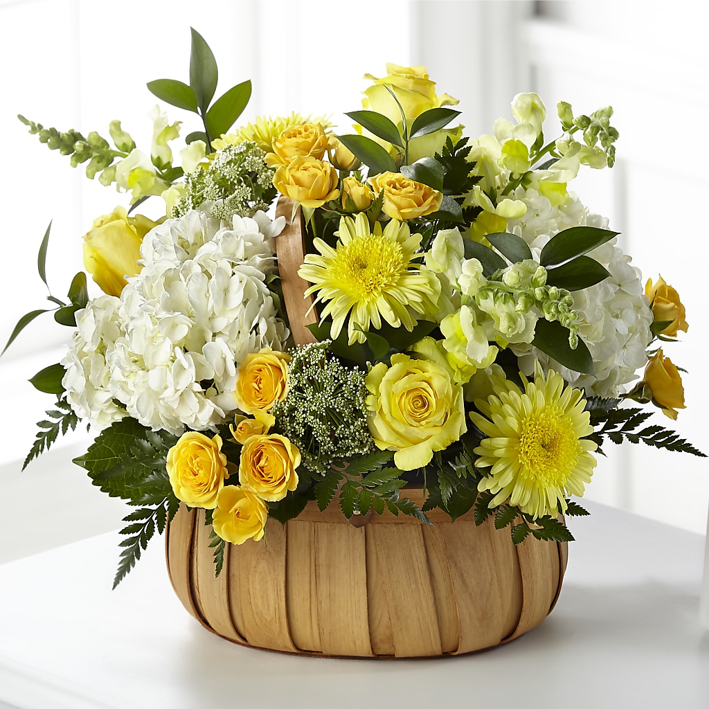 Rustic Remembrance Basket – Luxe Arrangements, Agawam MA