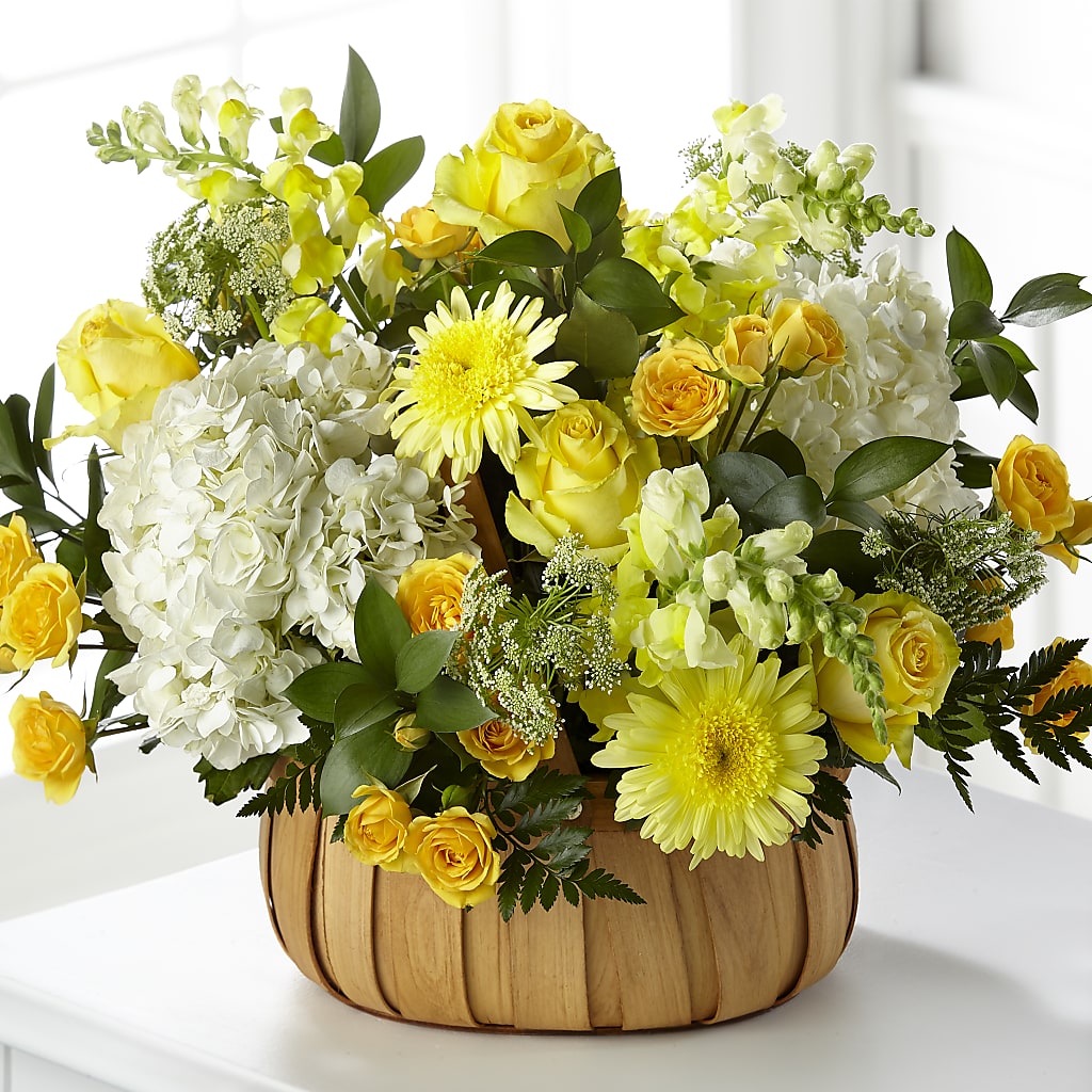 Rustic Remembrance Basket – Luxe Arrangements, Agawam MA