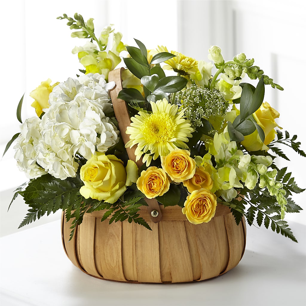 Rustic Remembrance Basket – Luxe Arrangements, Agawam MA