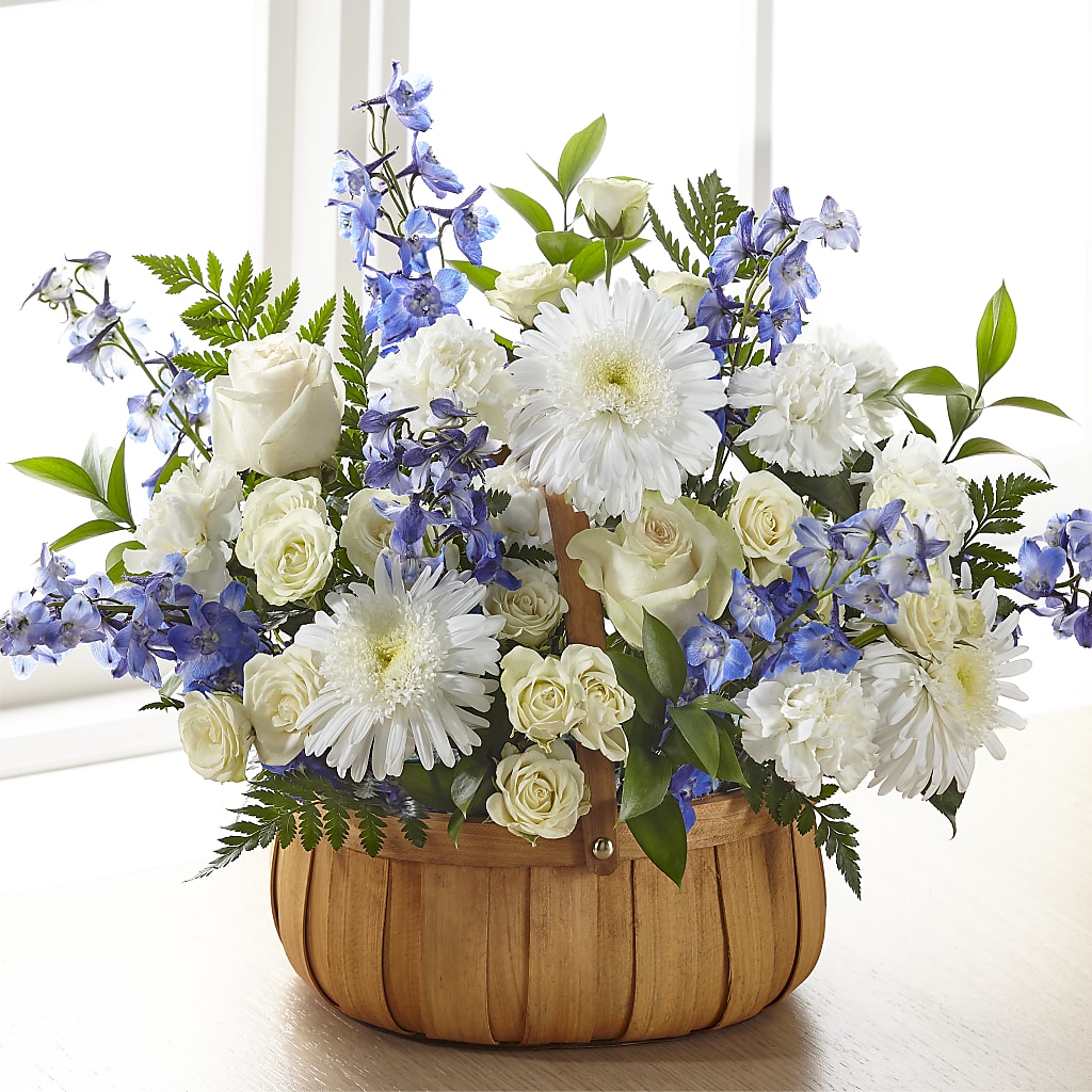 Harmony & Grace Basket – Luxe Arrangements, Agawam MA