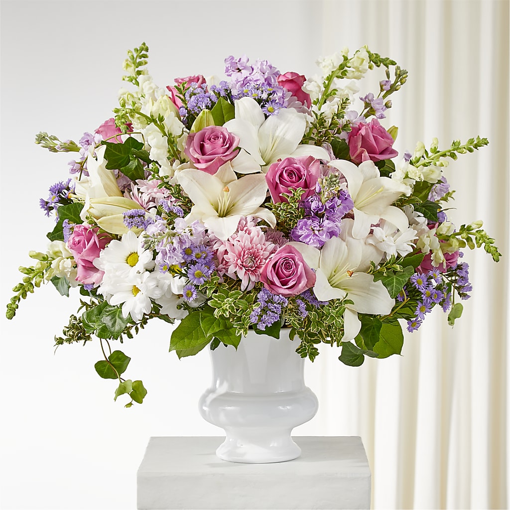 Remarkable Life Urn Arrangement – Luxe Arrangements, Agawam MA