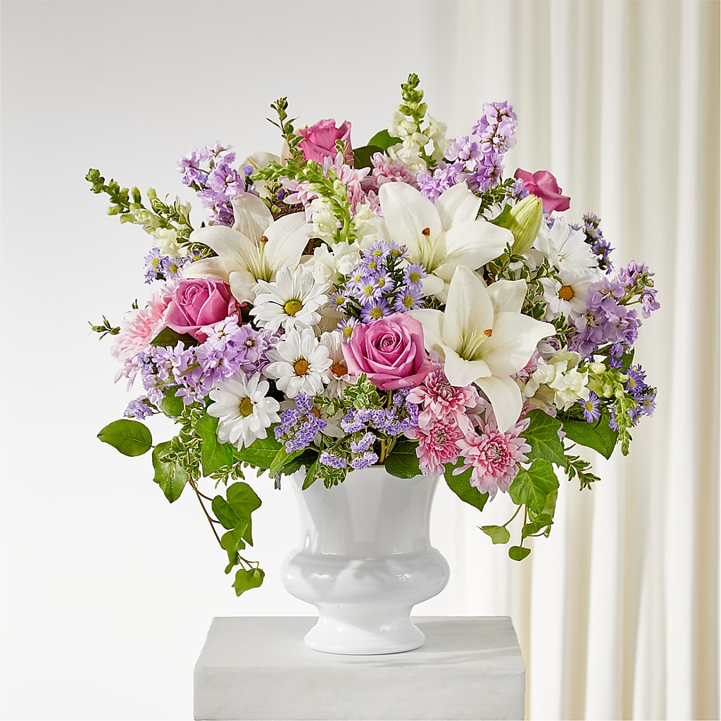 Remarkable Life Urn Arrangement – Luxe Arrangements, Agawam MA