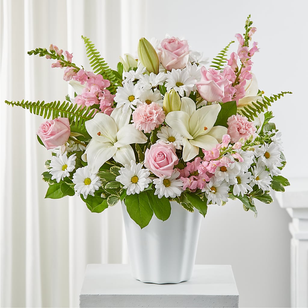 Soft Touch Tabletop Basket – Luxe Arrangements, Agawam MA