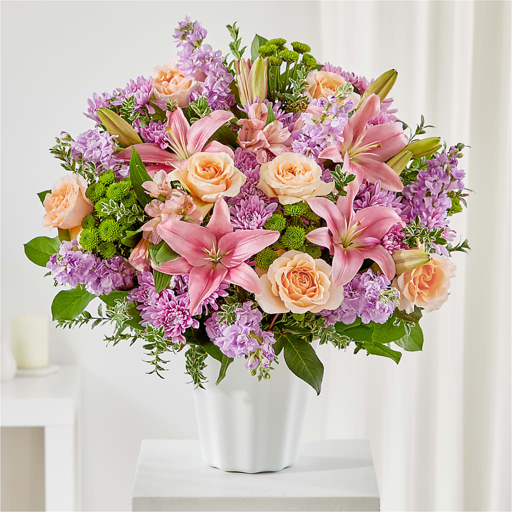 Supportive Embrace Tabletop Basket – Luxe Arrangements, Agawam MA