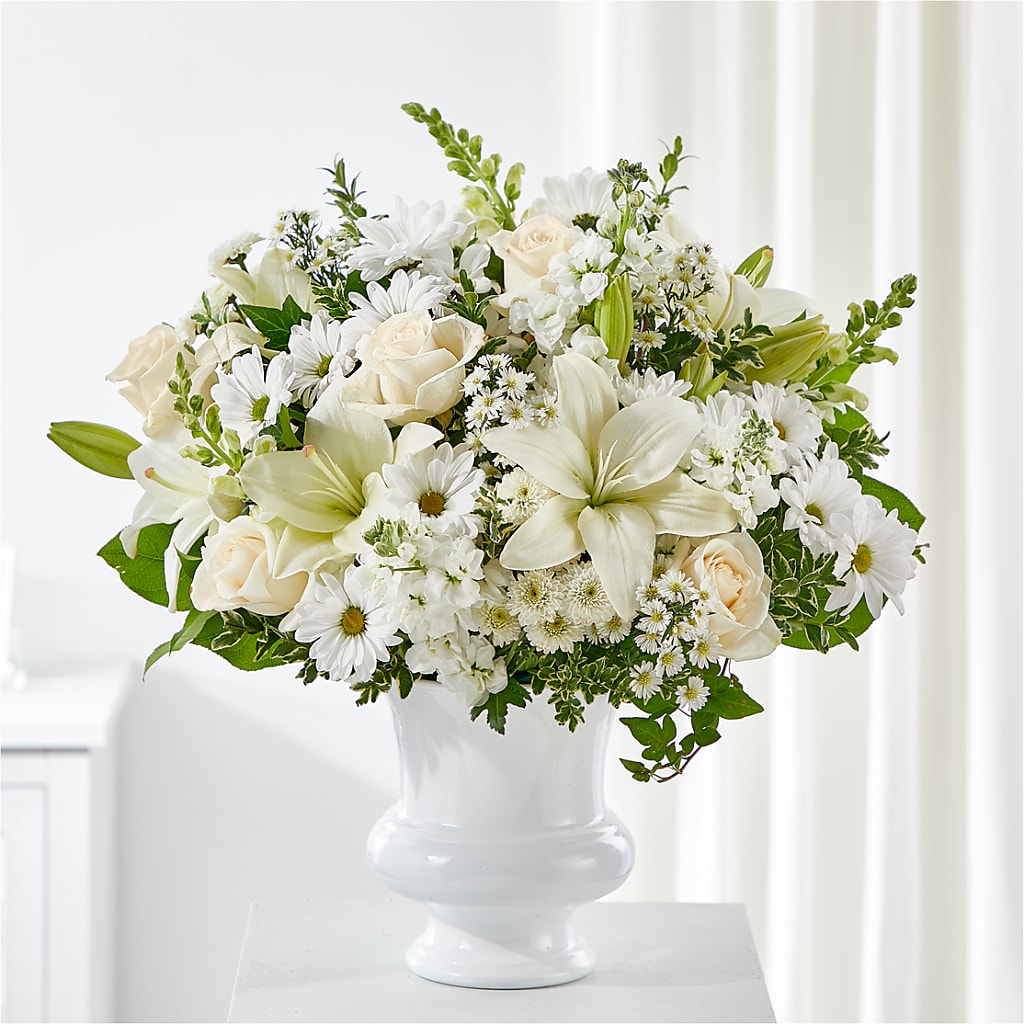Uplifting Urn Arrangement – Luxe Arrangements, Agawam MA