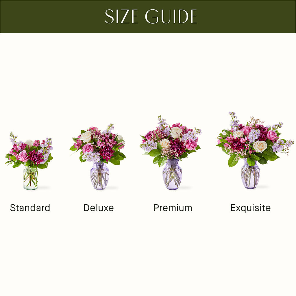 Amethyst Dreams Bouquet – Luxe Arrangements, Agawam MA