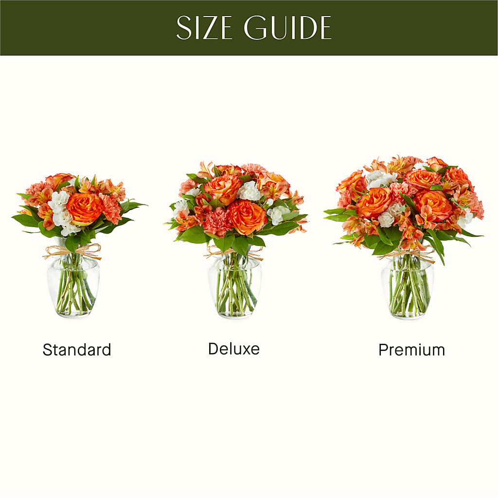 Apricot Glow Bouquet – Luxe Arrangements, Agawam MA