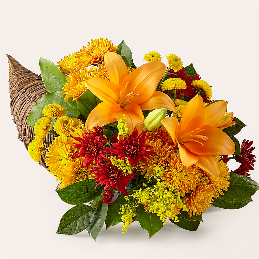 Feast of Color Cornucopia – Luxe Arrangements, Agawam MA
