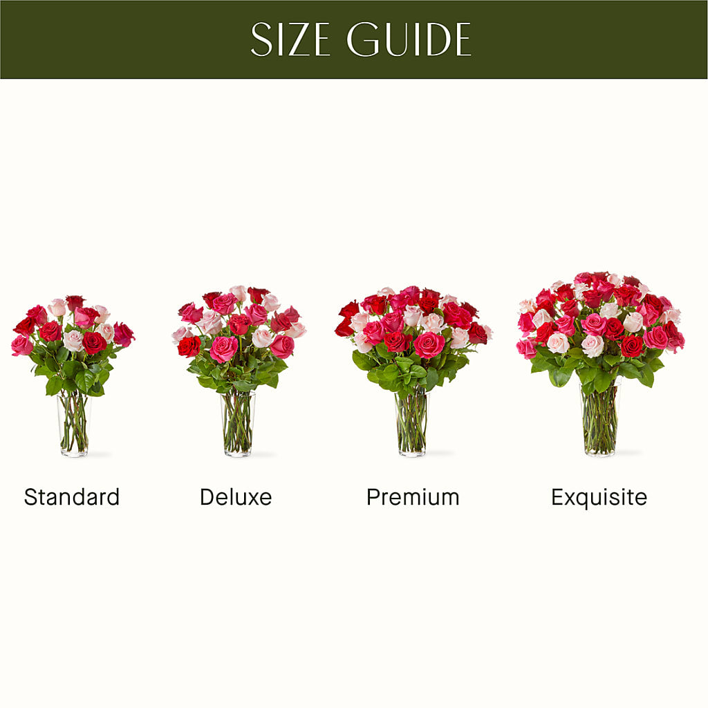 Charming Rose Bouquet – Luxe Arrangements, Agawam MA