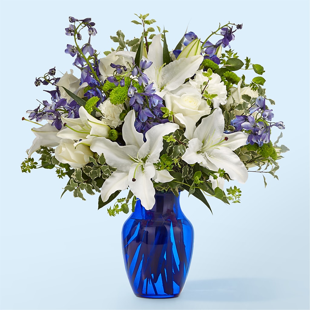 Santorini Bouquet – Luxe Arrangements, Agawam MA