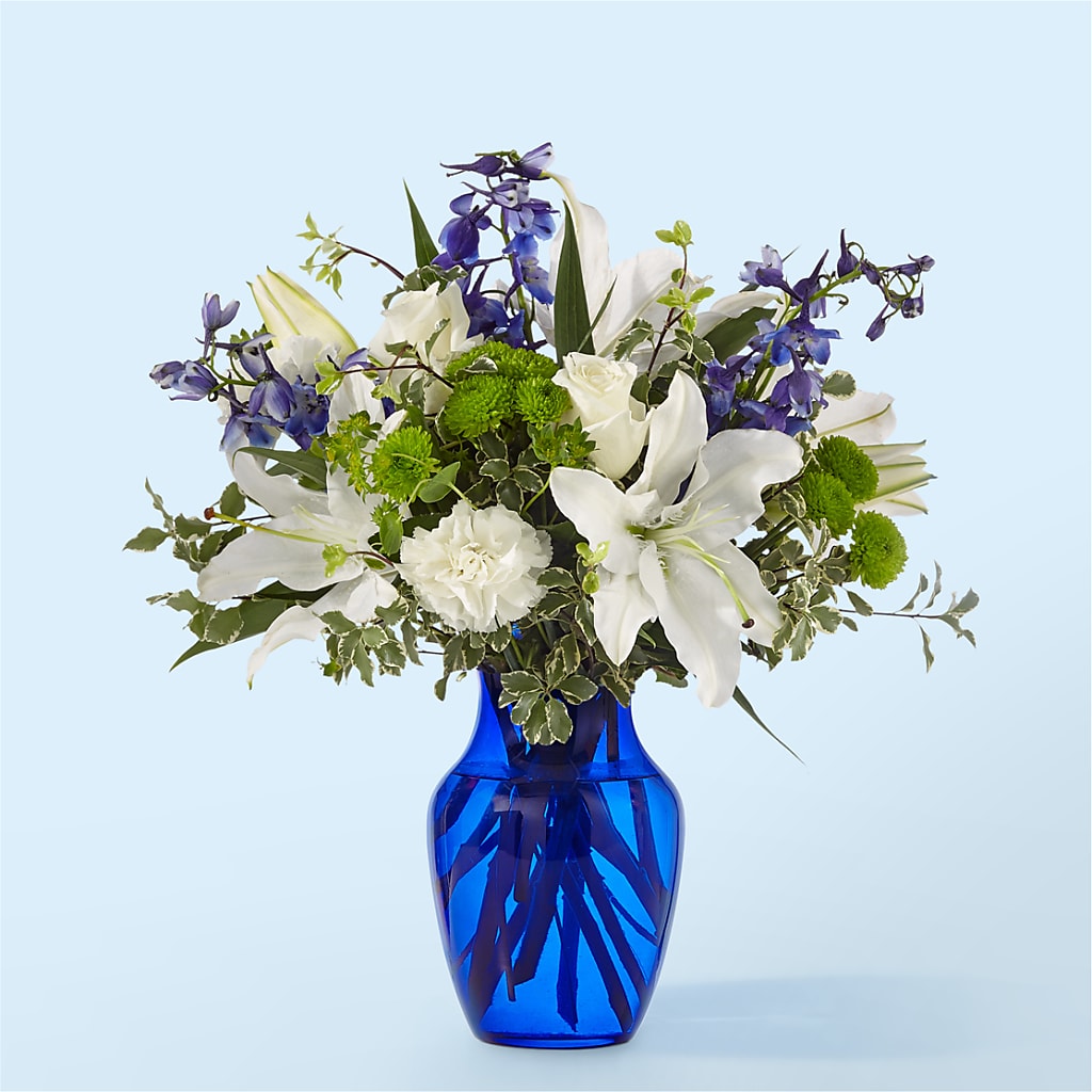 Santorini Bouquet – Luxe Arrangements, Agawam MA