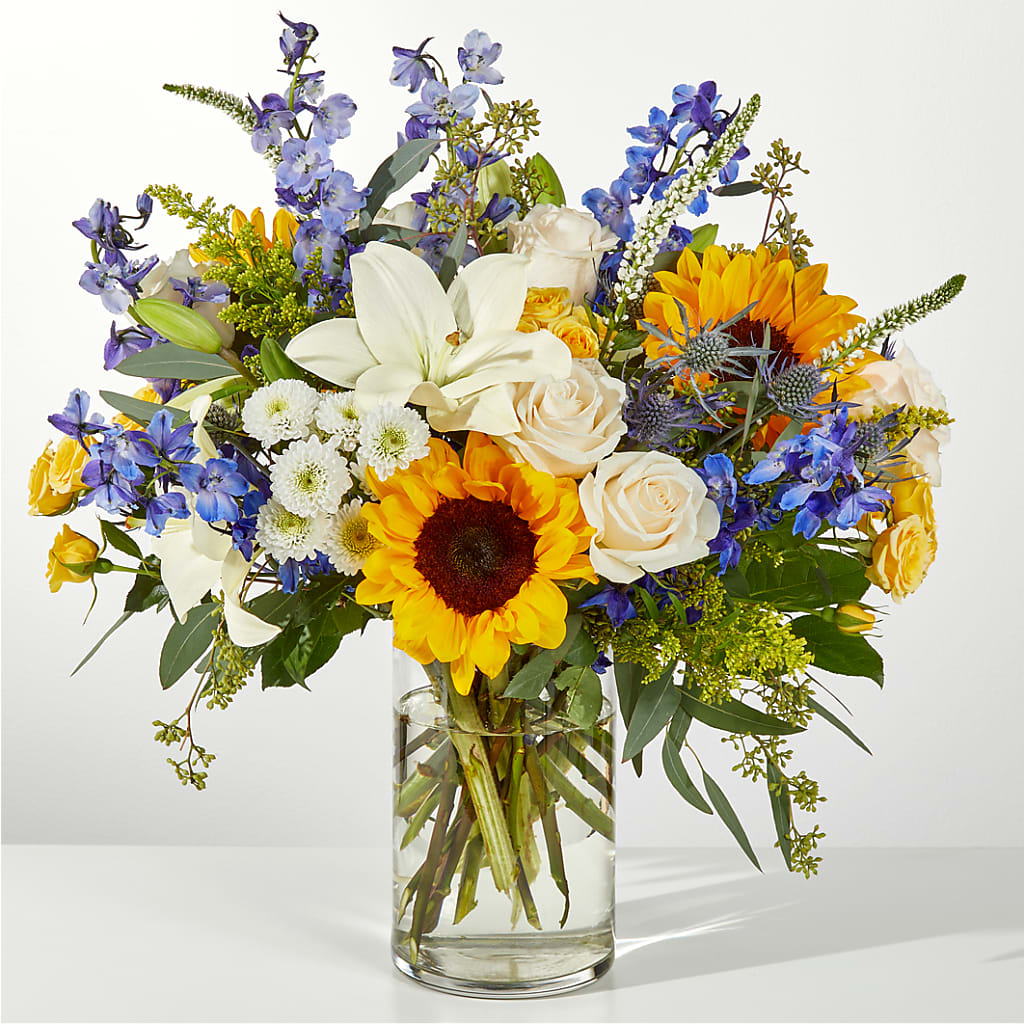 Wonderfully Sunny Bouquet – Luxe Arrangements, Agawam MA