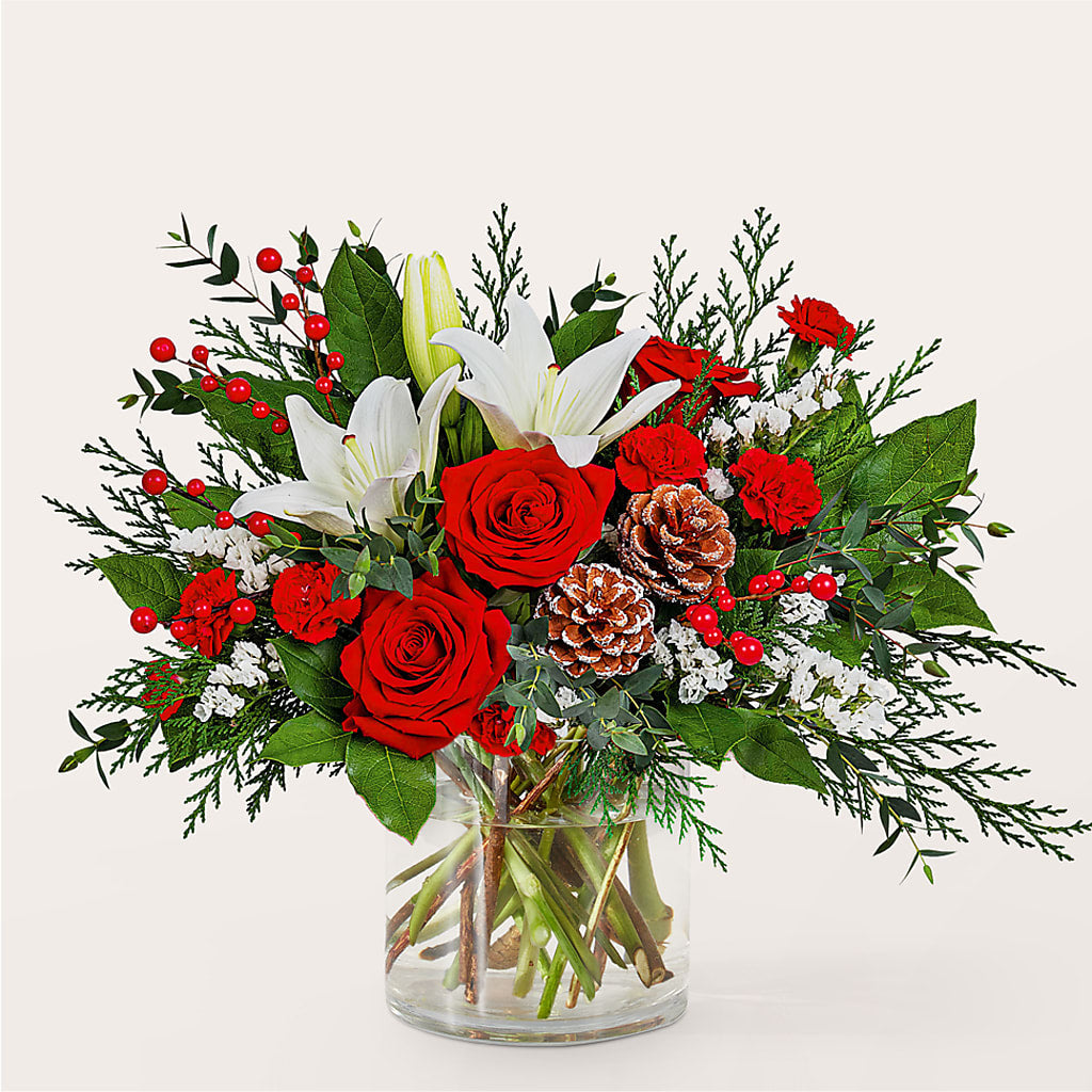 Best in Snow Bouquet – Luxe Arrangements, Agawam MA