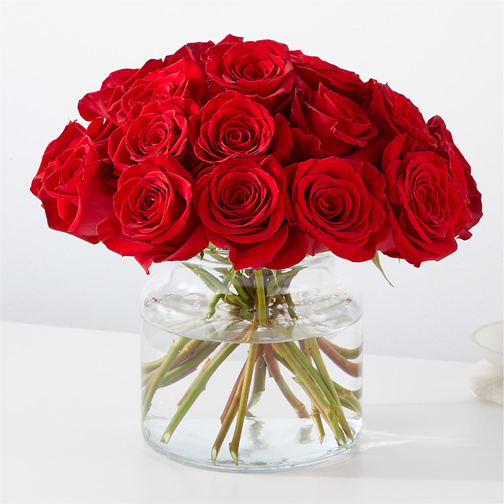Cupid's Embrace Red Rose Bouquet – Luxe Arrangements, Agawam MA