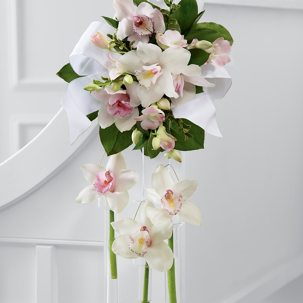 Perfect Entrance Pew Arrangement – Luxe Arrangements, Agawam MA
