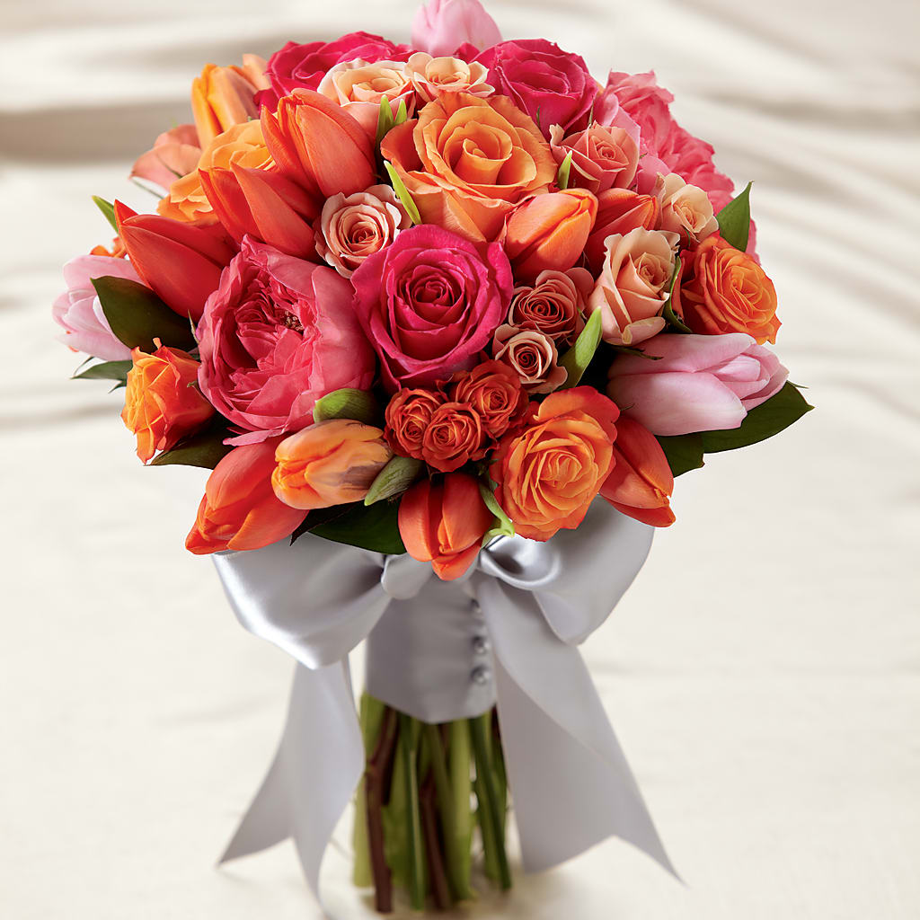 Sunset Dream Bouquet – Luxe Arrangements, Agawam MA