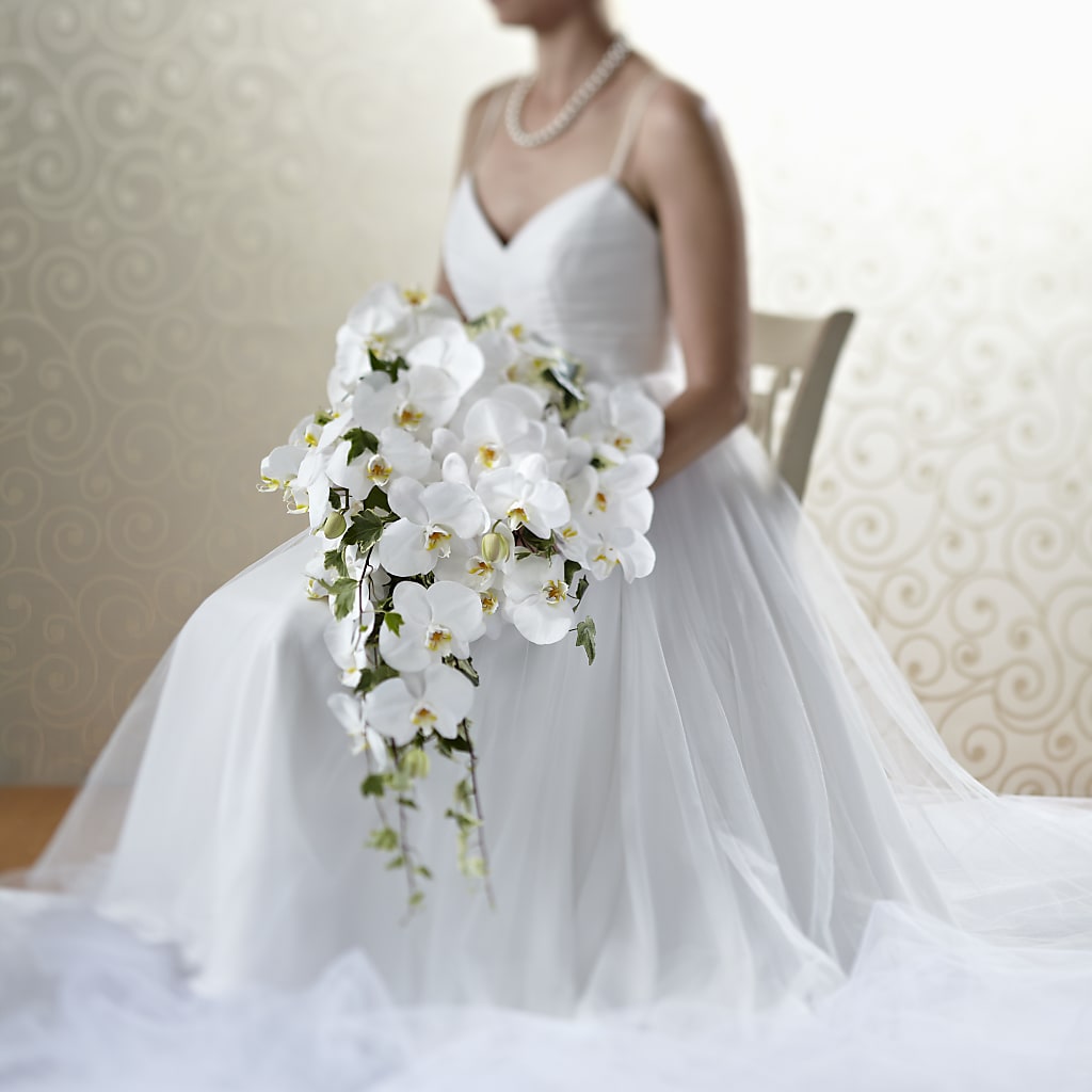Classic White Bouquet – Luxe Arrangements, Agawam MA