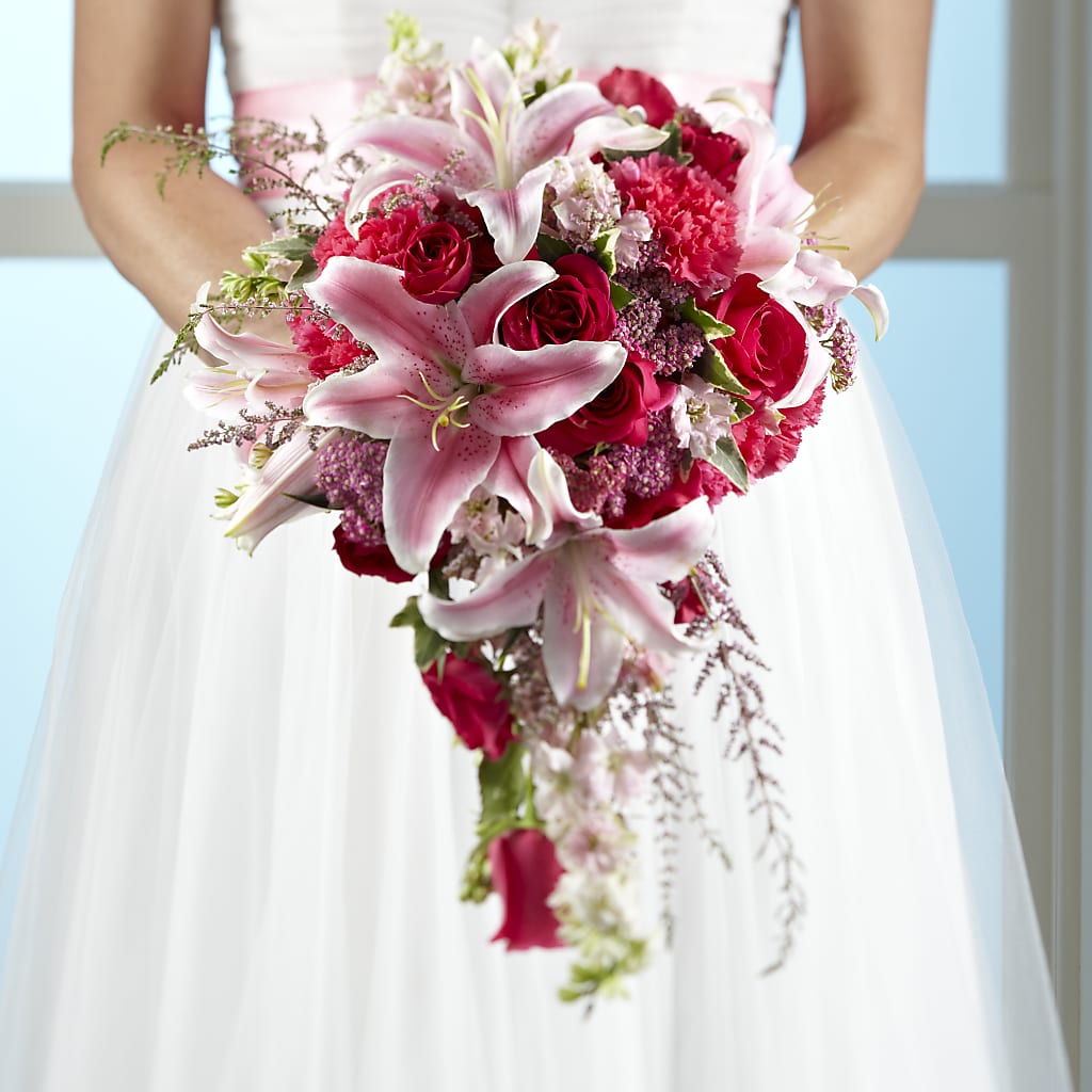Lily & Rose Bouquet – Luxe Arrangements, Agawam MA