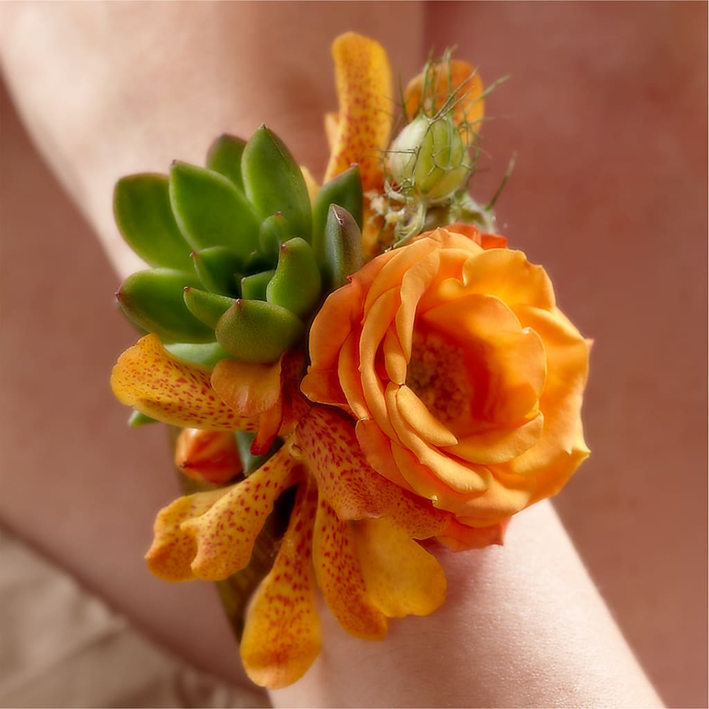 Irresistible Love Wrist Corsage – Luxe Arrangements, Agawam MA