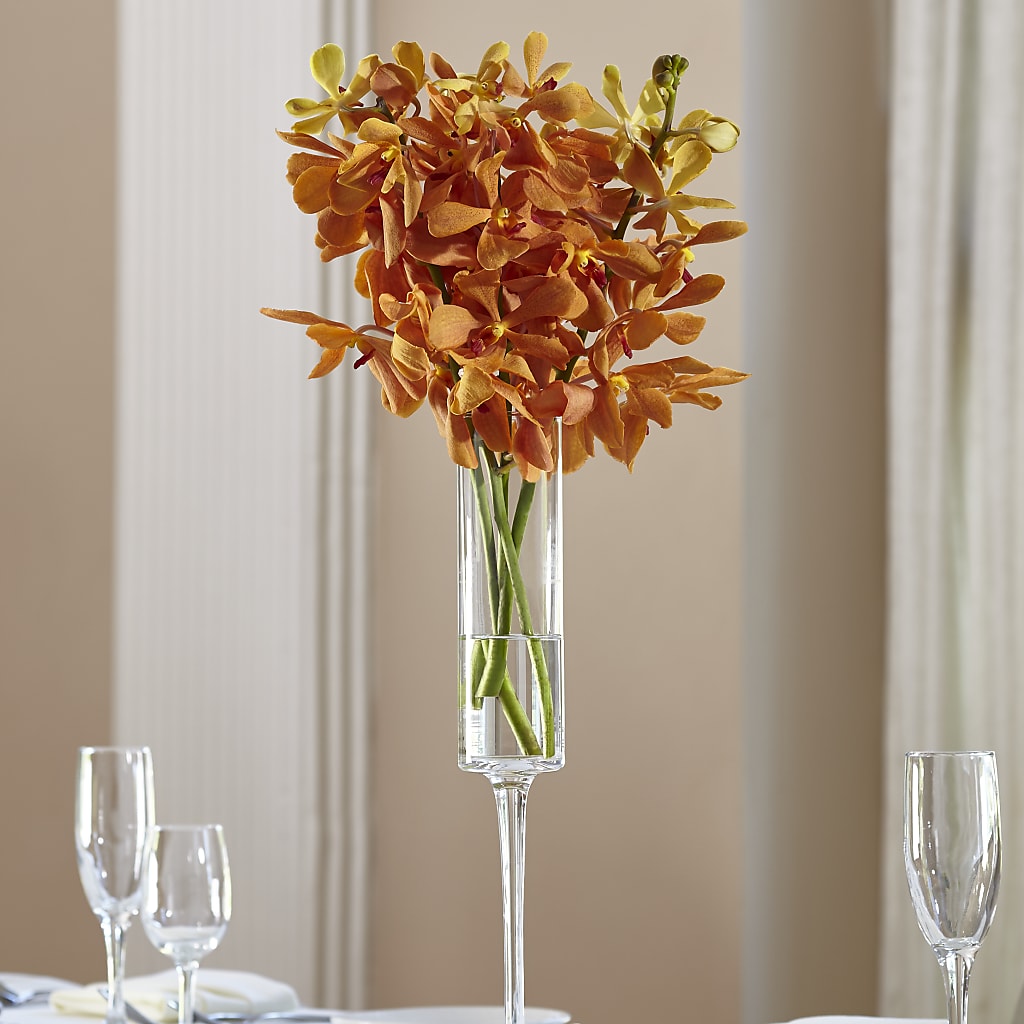 Orange Mokara Bouquet – Luxe Arrangements, Agawam MA